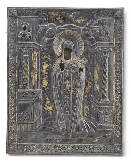 Russische Kunst, 19. Jahrhundert. Ikonenmalerei in