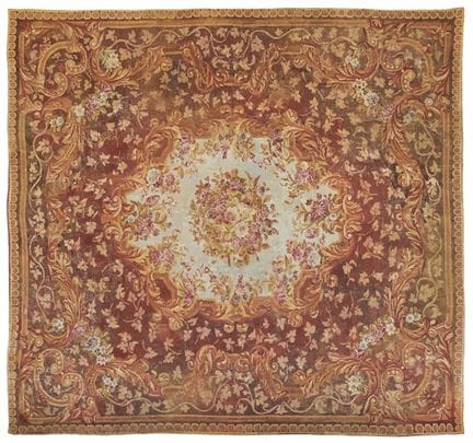 Tapis d'Aubusson, fabrication française destinée a