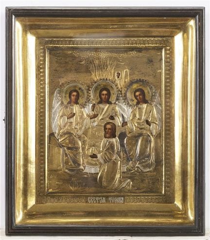 Russische Kunst, 19. Jahrhundert. Ikonenmalerei in