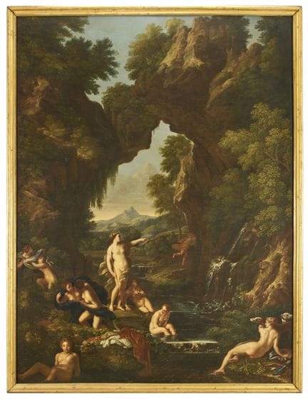Seguidor de Carlo Maratta y Gaspard Dughet del sig