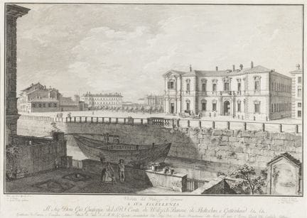 Veduta del Palazzo di Governo
etching (visible 47x