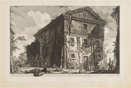 « Veduta del Tempio di Bacco », de la série « Vedu