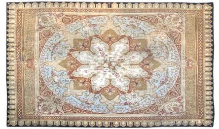 Aubusson carpet, France, Napoleon III period (447x
