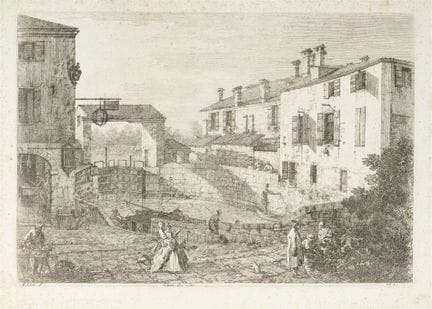 Le Porte del Dolo
etching (plate mark 300x435 mm.)