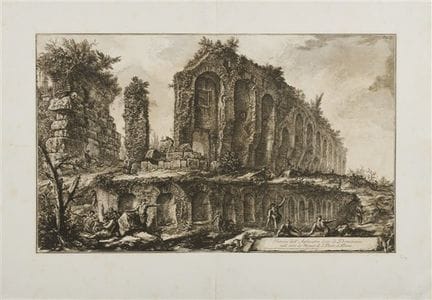 Ruines de l'amphithéâtre dit de Domitien dans le j