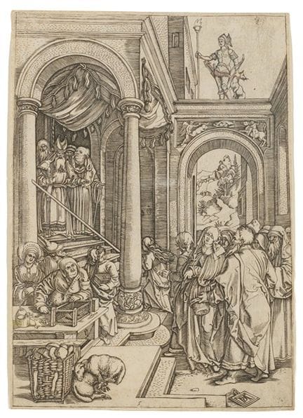 Deux gravures d'après la « Vie de la Vierge » d'Al