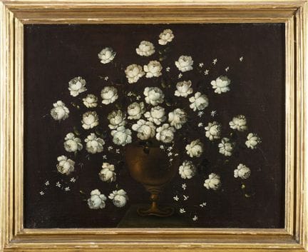 Maestro del siglo XVIII

«Jarrón con flores»
óleo 