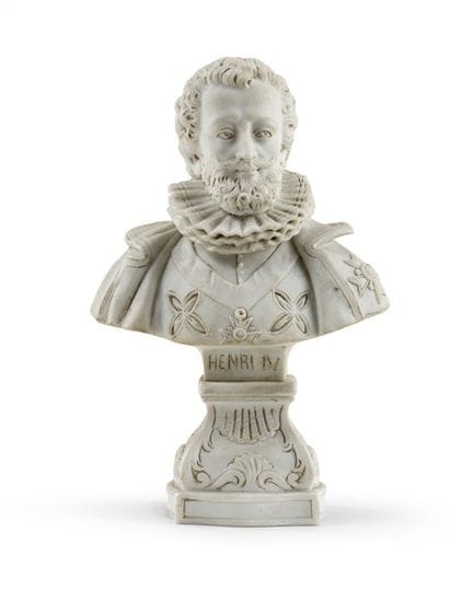 Manufacture de Sèvres, XVIIIe siècle. Petit buste 