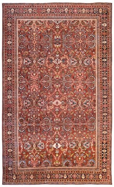 Tapis Mahal, Perse, début du XXe siècle. Motifs fl