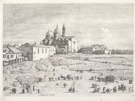 Deux gravures sur cuivre intitulées « Santa Giusti