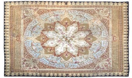 Tapis d'Aubusson, France, époque Napoléon III (447