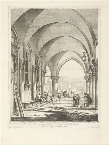 Ensemble de trois gravures de Dionigi Valesi d'apr