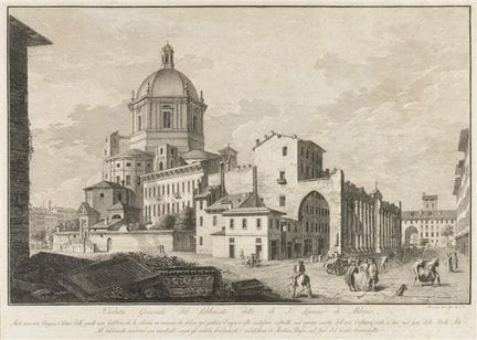 Vue générale du bâtiment dit de Saint-Laurent de M