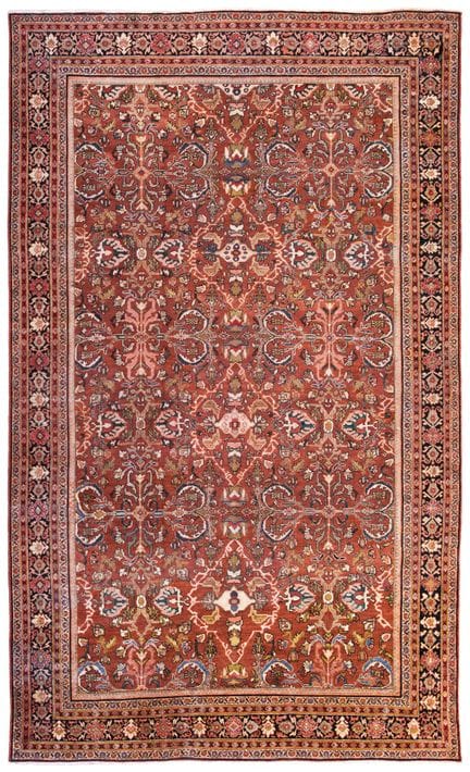 Alfombra Mahal, Persia, principios del siglo XX. D