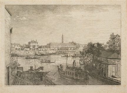 « Alle Porte del Dolo »
eau-forte (dimensions de l