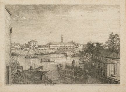 Alle Porte del Dolo
etching (plate mark 300x435 mm