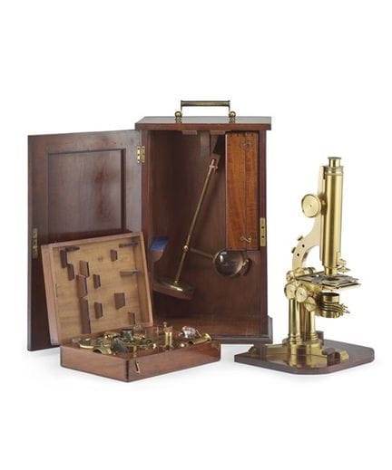 Smith &amp; Beck
Microscope monoculaire en laiton,