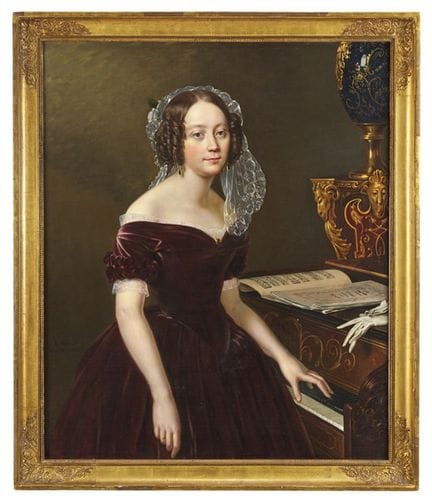 Maître russe du XIXe siècle

« Portrait d’une dame