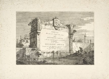 Frontispicio de la obra «Vedute / Altre prese da i