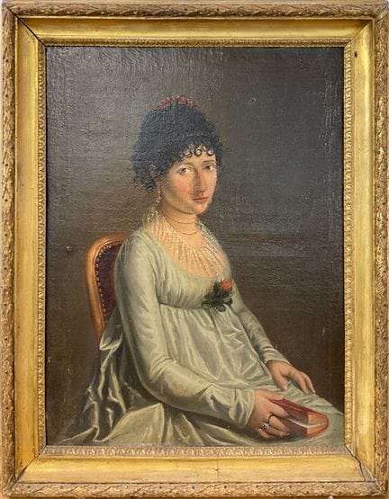 École néoclassique, début du XIXe siècle « Portrai