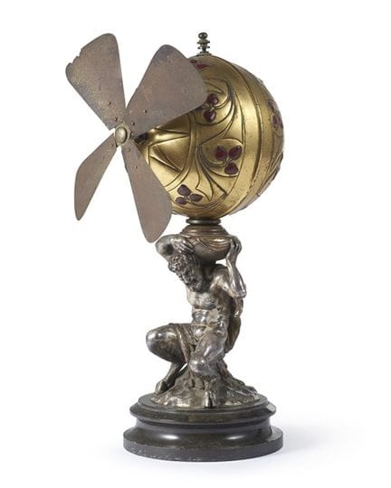 Ercole Marelli & C. (attributed to)

Table fan, “E