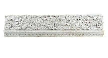 Bas-relief antique en marbre blanc, sculpté de vol