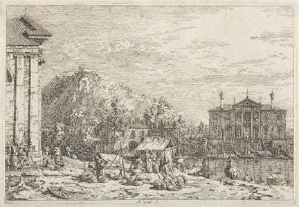 The Market at Dolo
etching, III/IV (plate mark 146