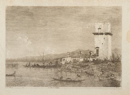 La Torre di Malghera
etching (plate mark 300x430 m