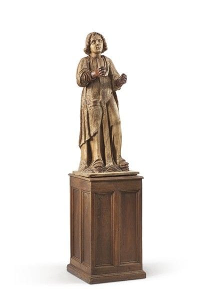 Sculpteur frioulan, XVIIe siècle. Statue en bois s