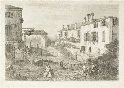 Le Porte del Dolo
eau-forte (dimensions de la plaq