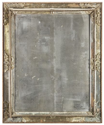 Manifattura veneziana, XVIII secolo. Specchio con 
