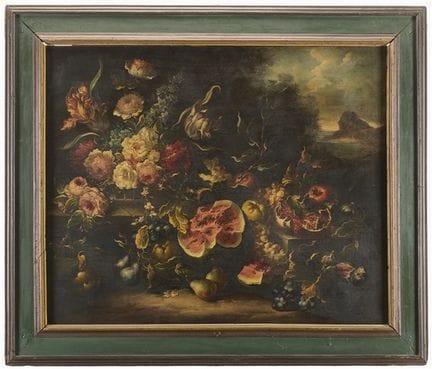 Unbekannter Künstler

„Stillleben mit Blumen und F