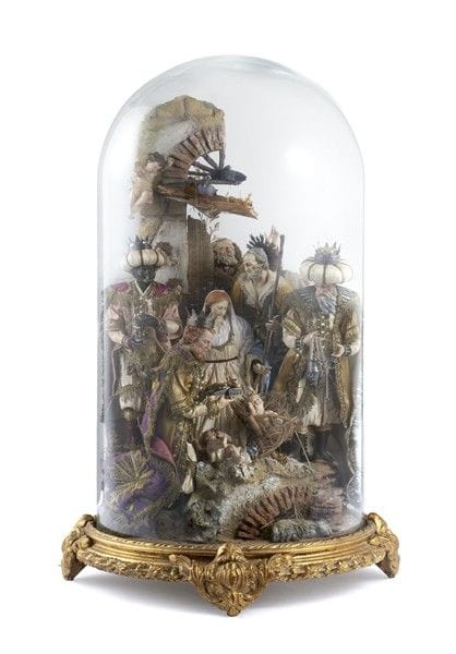 Neapolitanische Kunst, 20. Jahrhundert. Die Anbetu