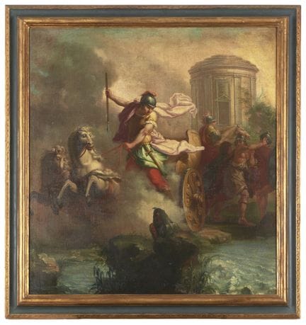 Scuola del XVIII secolo

"L'uccisione del drago"
o