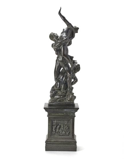 Fonditore del XX secolo. Scultura in bronzo brunit