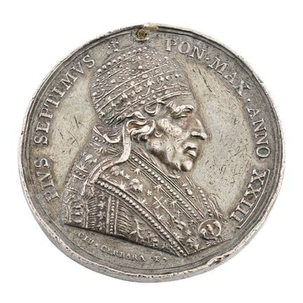 Giuseppe Cerbara (Roma, 1770 - 1856)
Medalla de pl