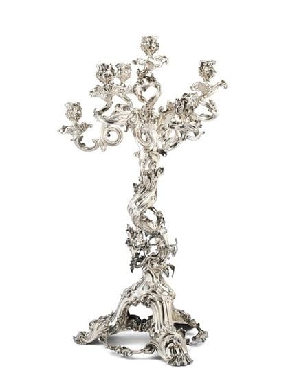 Robert Garrard II (1793-1881)
Gran candelabro de p
