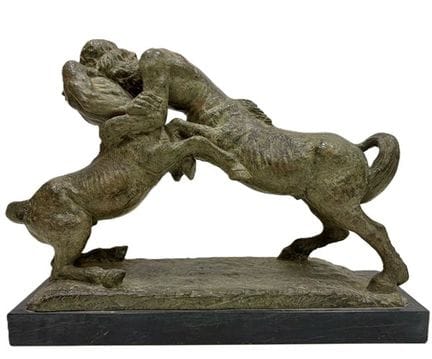 „Kampf der Zentauren“, 1949
Skulpturengruppe aus B