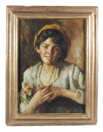 «Sonrisas»
Óleo sobre lienzo (58 x 43 cm)
Firmado 