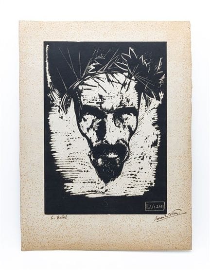 «Cesare Battisti»
xilografía (42 x 30 cm)
firmada 