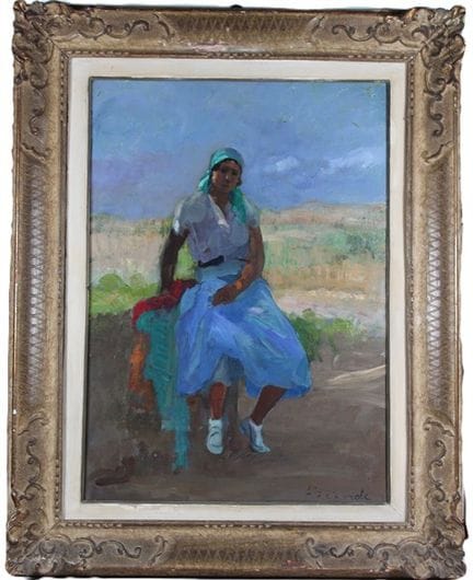 «In the Blue»
Óleo sobre contrachapado (70 x 50 cm