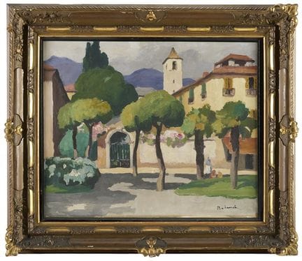 «Paisaje cerca del lago Maggiore»
óleo sobre lienz