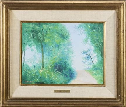 „Nachmittag“, 1967
Öl auf Leinwand (30 × 40 cm)
Si