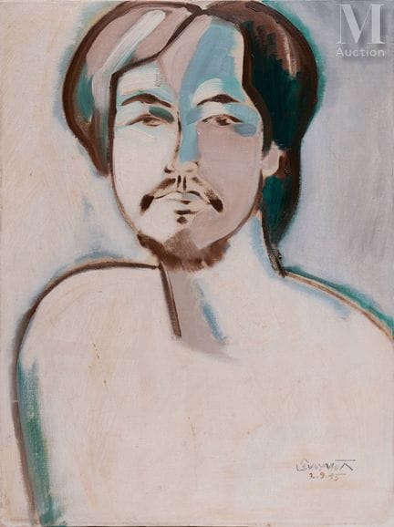 Ⓗ LE HUY HOA (1932–1997)
„Porträt von Herrn Hùng“,