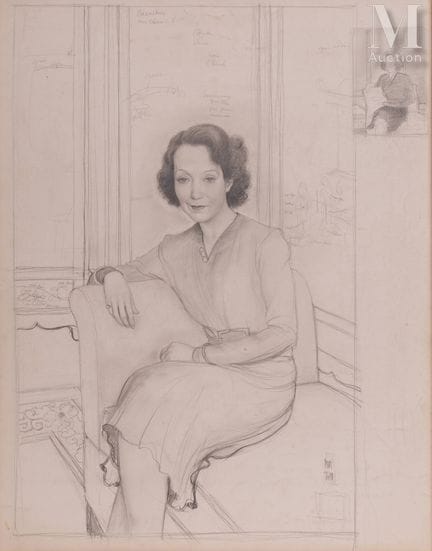 Ⓗ MAI TRUNG THU (1906–1980)
„Porträt einer Moderat