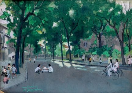 Ⓗ LE VAN XUONG (1917–1988)
"Ho Xuan Huong Street,"