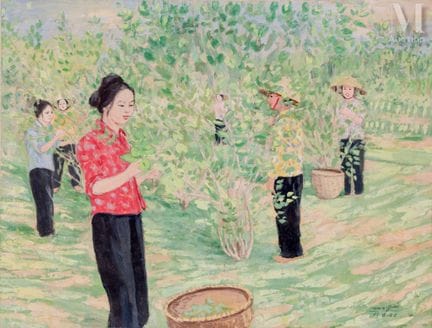 Ⓗ VAN GIAO (1916–1996)
"Mulberry Garden," August 1
