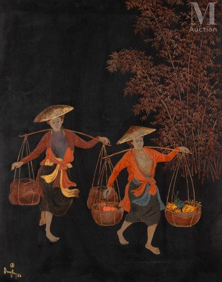 Ⓟ TRAN PHUC DUYEN (1923–1993)
„Die beiden Marktfra