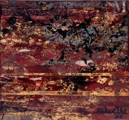 Ⓗ NGUYEN GIA TRI (1908–1993)
„Abstrakt“, 1967
Lack