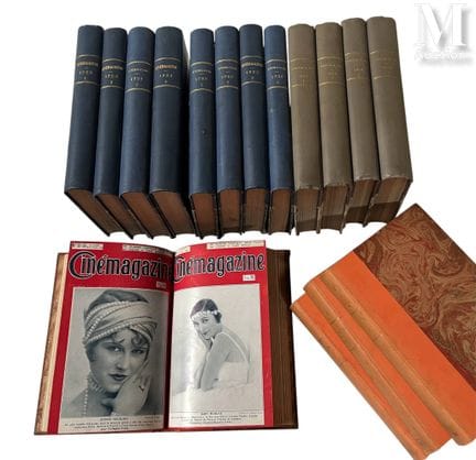 CINÉMAGAZINE 1925-1929
16 volumes complets reliés 